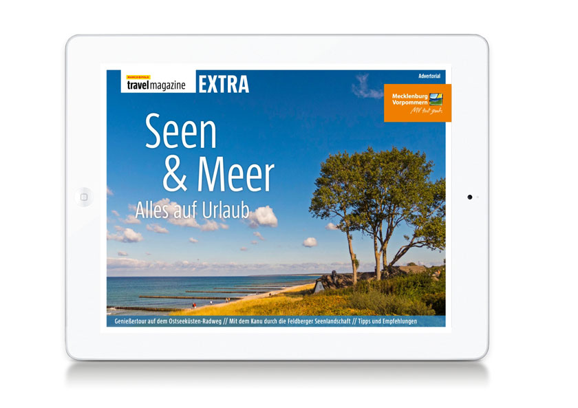 Das neue elektronische Urlaubsmagazin Seen & Meer für Mecklenburg-Vorpommern.