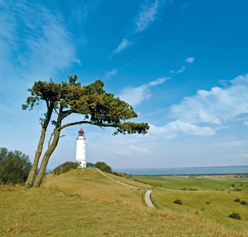 Dornbusch auf der Insel Hiddensee ist 2013 der sonnigste Ort Deutschlands.