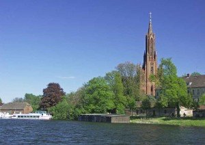 Die Inselstadt Malchow in der Mecklenburgischen Seenplatte